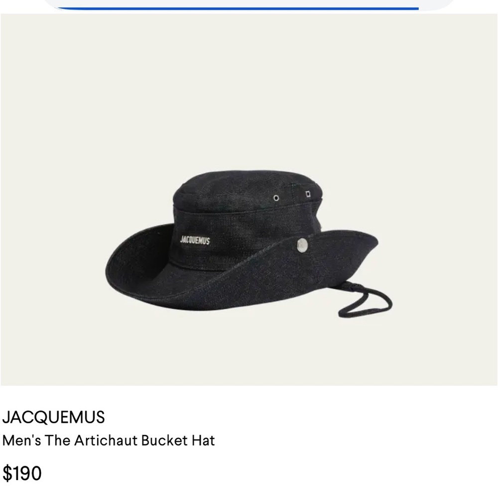 Jacquemus Elegant Black Hat